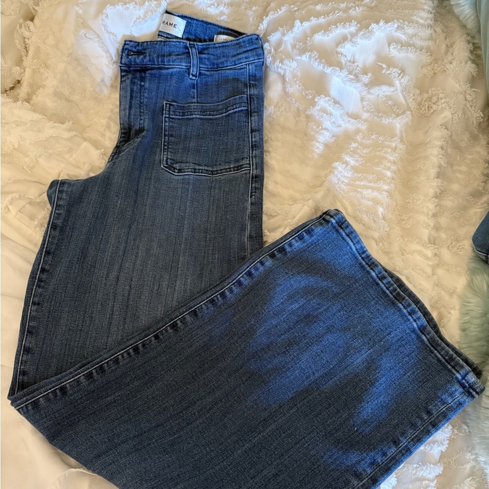 Frame Denim Women's Classic Blue Straight Leg Jeans